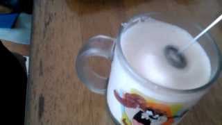 Aerolatte Review Frothing Cold Milk In Under 1 Minute [upl. by Ikik]