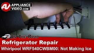 Whirlpool Refrigerator Repair  Not Making Ice  Diagnostic amp Troubleshooting [upl. by Skerl401]