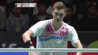 Daihatsu Yonex Japan Open 2017  Badminton F M5MS  Viktor Axelsen vs Lee Chong Wei [upl. by Htebazila373]