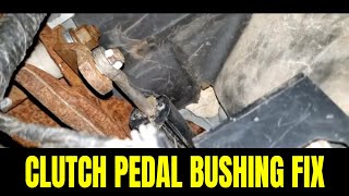 CLUTCH PEDAL BUSHING FIX FOR FORD TRUCKS [upl. by Anailuig7]