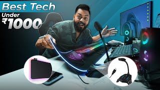 Top 5 Best Tech Gadgets Under Rs1000  Part 1⚡December 2021 [upl. by Adnulahs]