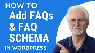 How to Add FAQs and FAQ Schema in WordPress [upl. by Ogilvie]