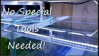 DIY Easy Acrylic Aquarium Lids [upl. by Anaillil213]