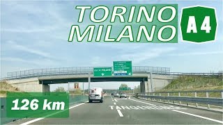 A4  TORINO  MILANO  Autostrada Serenissima [upl. by Sanbo]