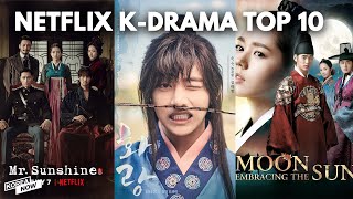 The 10 Korean historical dramas that you can watch on Netflix [upl. by Ahsap]