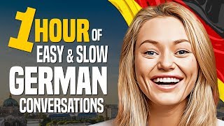 Learn GERMAN A 1HOUR Beginner Conversation Course for daily life  OUINOcom [upl. by Eltsyrhc]