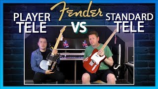 Fender Player vs Fender Standard Telecaster [upl. by Tarrant561]