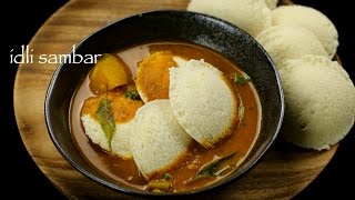 udupi style idli sambar  sambar recipe for idlidosa  hotel style idli sambar with coconut [upl. by Nolrah]