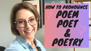 Learn to Pronounce POEM POET POETRY  American English Pronunciation Lesson learnenglish [upl. by Haleigh802]