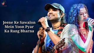 Dhadkan Lyrics  Jubin Nautiyal Palak Muchhal [upl. by Anauqat]