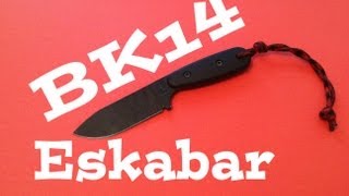 KaBar BK14 Eskabar Field Test amp Knife Review [upl. by Tildy443]