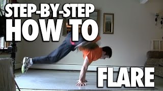 How to Flare Tutorial Breakdance Powermove [upl. by Dorion]