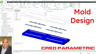 Creo Parametric  Mold Design Overview  Manufacturing [upl. by Silvers814]