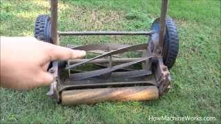 How a manual grass cutting machine works  Must watch [upl. by Orland]