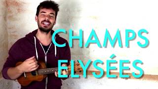 Champs Elysées  tutoriel ukulélé  Joe Dassin [upl. by Lancelot11]