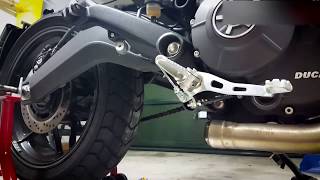 Ducati Scrambler Tutorial come sostituire il sistema di scarico [upl. by Eilitan911]