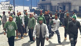 100 BODYGUARDS PROTECT ME in GTA 5 GTA 5 Mods [upl. by Eirehc]