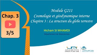 Cours de Cosmologie et Géodynamique Interne G211 Partie1Chapitre 33 [upl. by Oralee727]