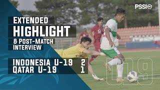 U19 International Friendly Match  Indonesia 2  1 Qatar with PostMatch Interview [upl. by Kampmeier]