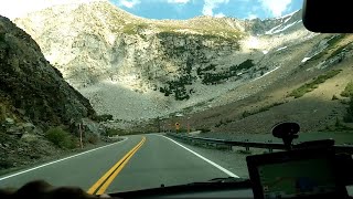 Scenic but dangerous drive along Highway 120 Tioga Pass from Yosemite National Park [upl. by Ilzel]